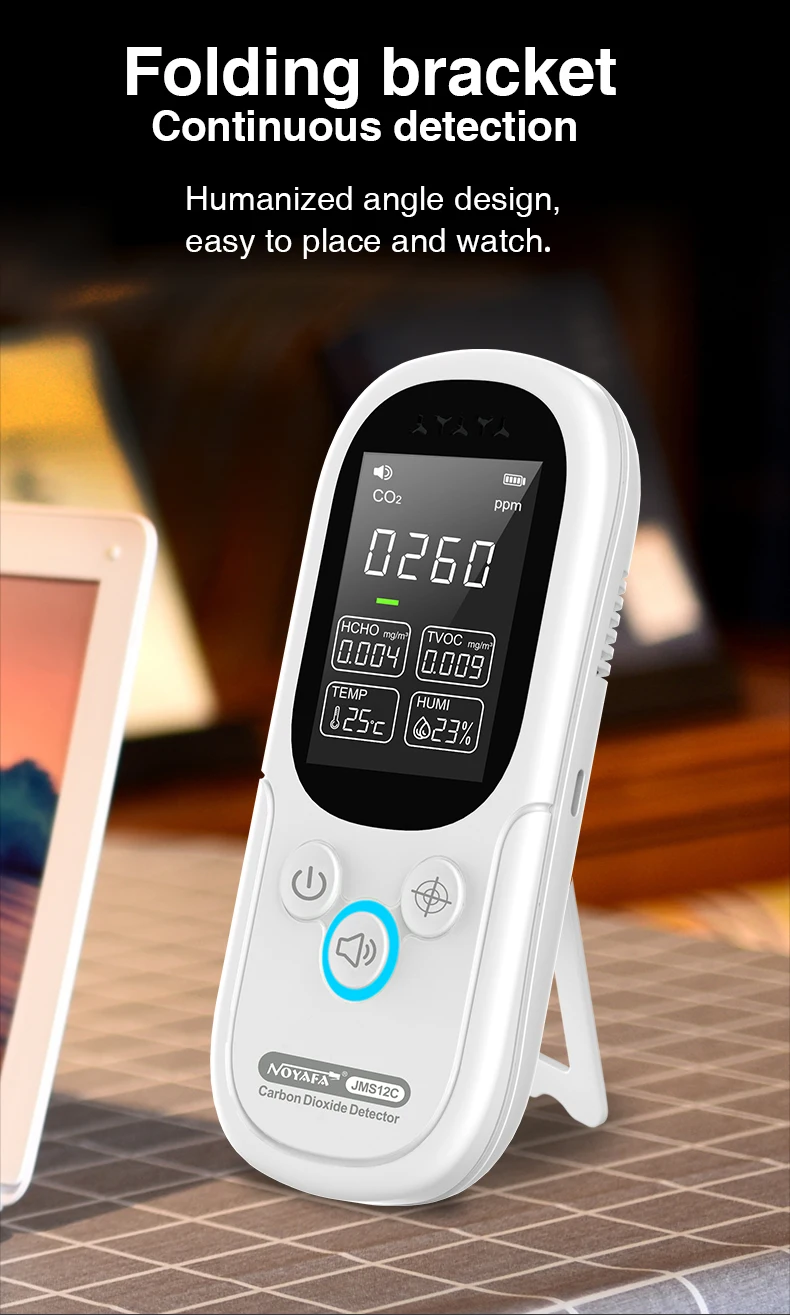 NOYAFA JMS12C Air Quality Testing Instrument Professional Environmental Gas Form