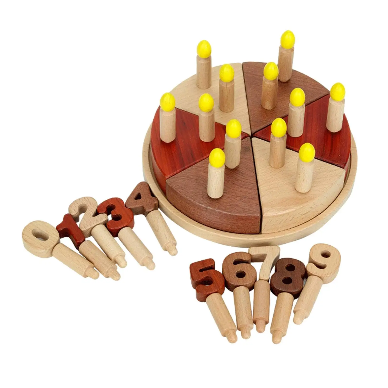 

Birthday Cake Toy Role Play Toy Pretend Play Gift Learning Tea Party Toy Durable Play Set for Girls Boys Preschool Toddlers Baby