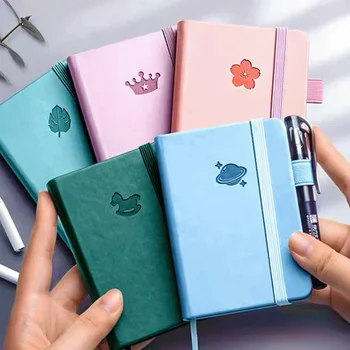 A7 Mini Notebook Pocket Journal Blocco note 100 fogli Memo Pad Agenda Diario Planner per la scuola, l'ufficio, la casa