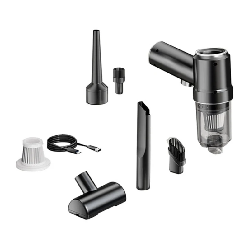 

9000Pa 4-IN-1 Car Vacuum Cleaner Wireless Handheld Blowing Suction Integration High-Power Vacuum Cleaner Office
