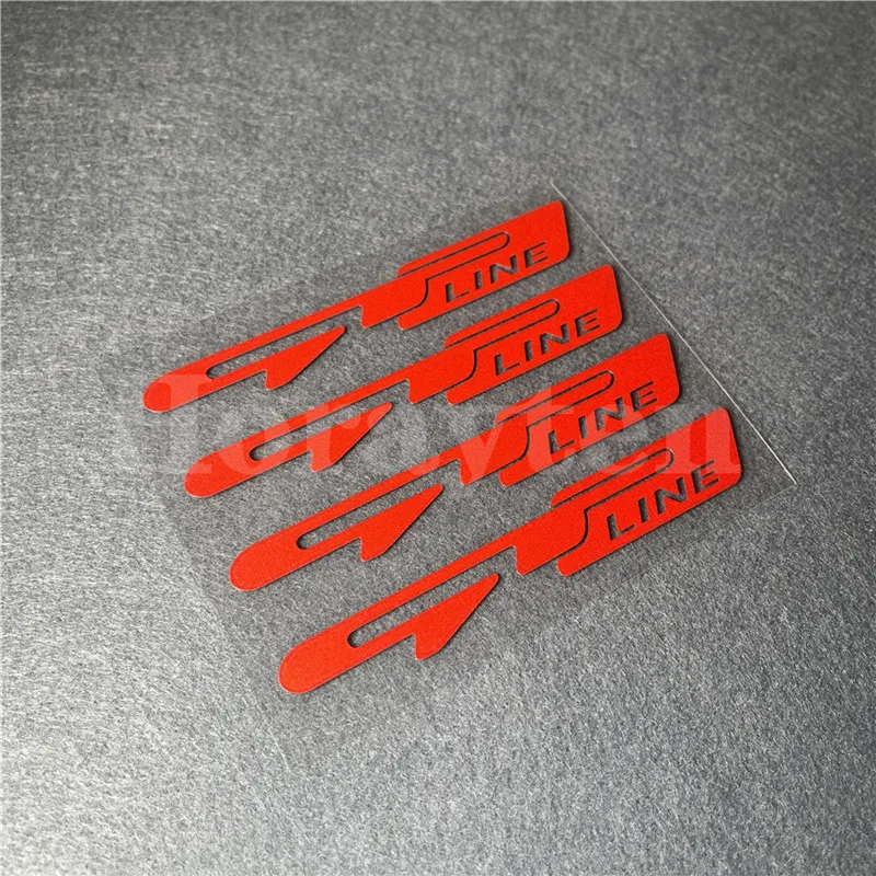 Set of 4 Car Wheel Rim Decorative Styling Stickers