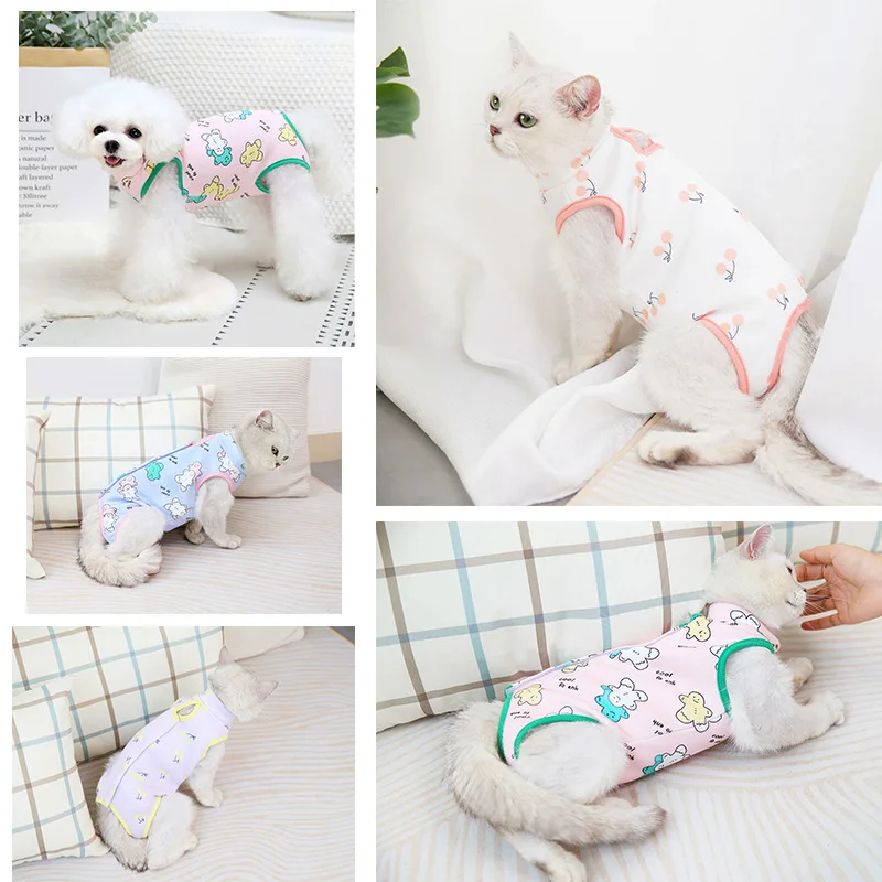 Pet Clothes Thickened Cat Surgical Gown Sterilization Clothes Cute Pet