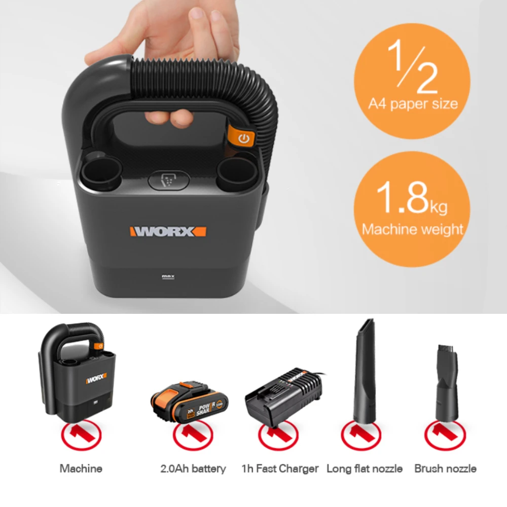 Worx Portable Car Vacuum Cleaner Wx030 