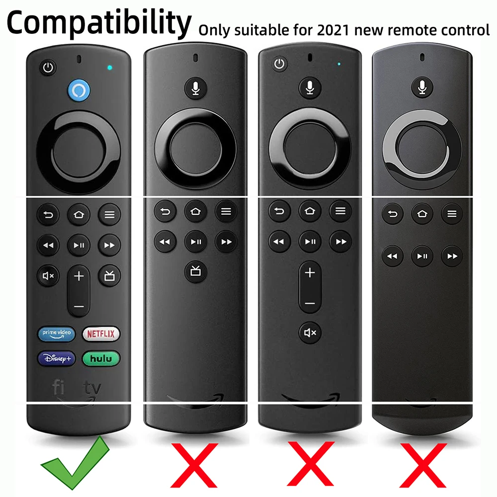 스마트 TV 리모컨 정밀 핏 향상된 그립 슬림 디자인, 탁월한 편의, 미끄럼 방지 손쉬운 제어 실리콘