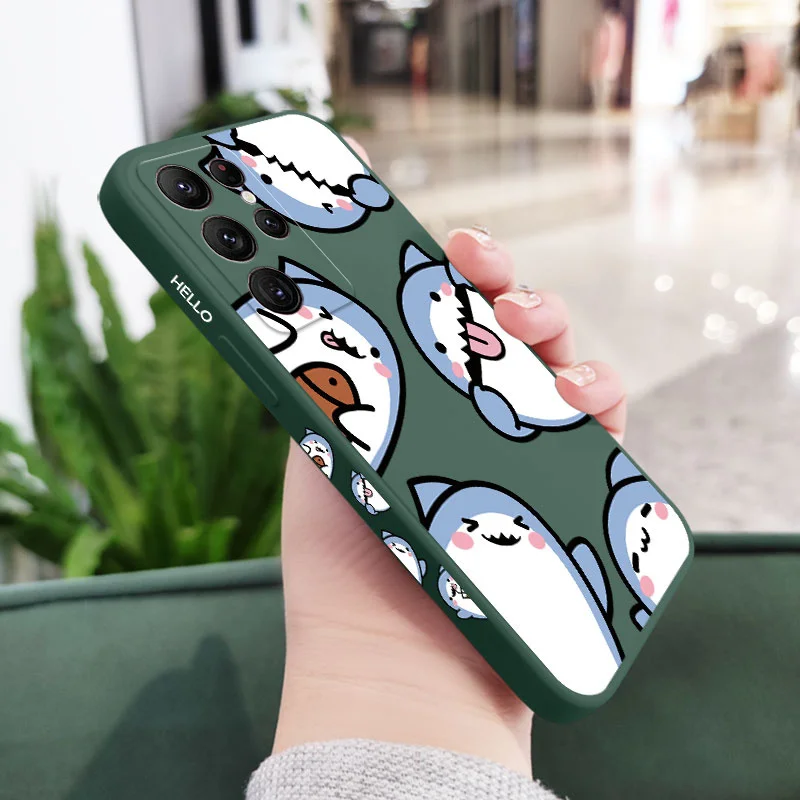 Adorable Shark-Themed Phone Case Cover