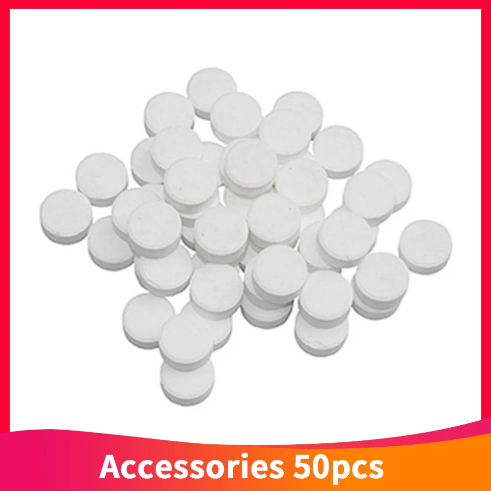 50 Adet Kahve Makineleri Temizleme Efervesan Tabletler Tüm Kahve Makineleri için Evrensel Kireç Çözme Çözümü