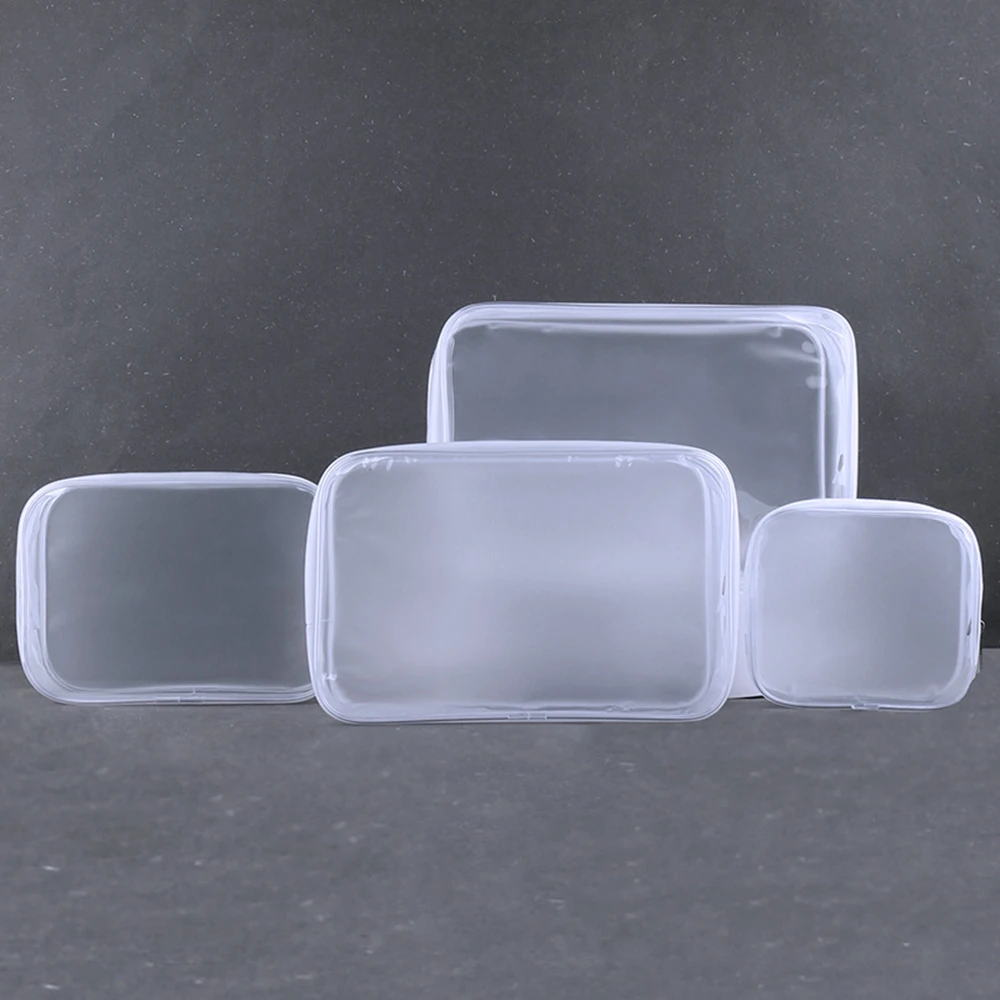 

Travel Transparent Cosmetic Bag PVC Women Zipper Clear Makeup Bags Beauty Case Make Up Organizer Storage Bath Toiletry Wash Bag