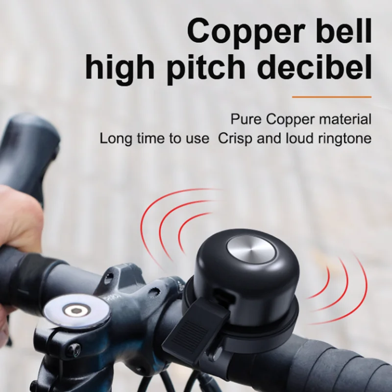 GPS Tracker Anti Lost Tracker Copper Bike Bell With 1 Free Tracker Real-time Global Position Anti-lost Bicycle For IOS Find My Bike Accessories