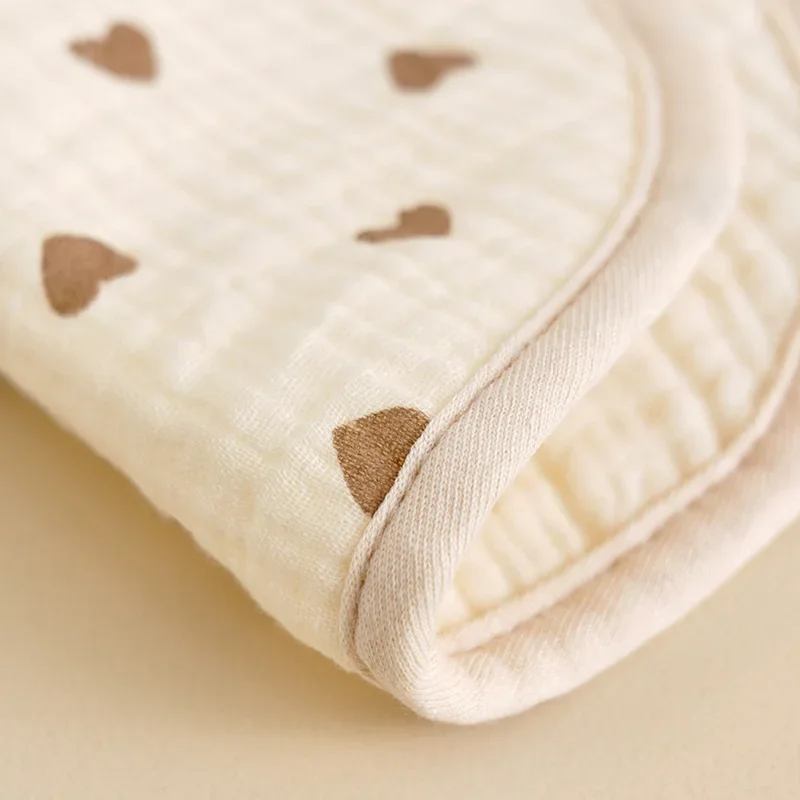 New Gauze U-shaped Baby Bibs Cute 6 Layers Cotton Saliva Towel Newborn Burp Cloths Bandana Scarf for Boy Girl Feeding Drool Bib 3