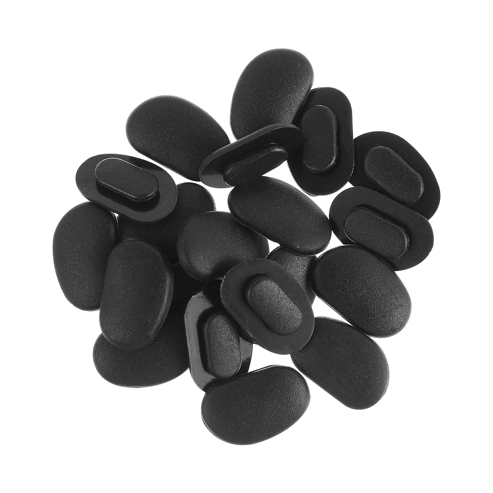 

20 Pcs Glasses Nose Pad Spare Glasses Silicone Pads Eyeglasses Parts Leg Plein Air Frames Non Slip Shortsighted