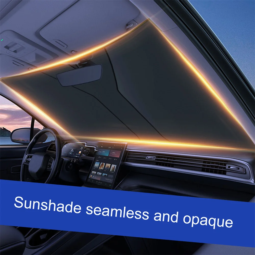 Car Windshield Sun Shade Covers Front Window Sunscreen Sun Visors Heat Insulation Sunshade Parasol For Car Accessories window visor for honda crider 2013 2018 smoke car window visors car sun rain guard wind deflectors accessories 4pcs