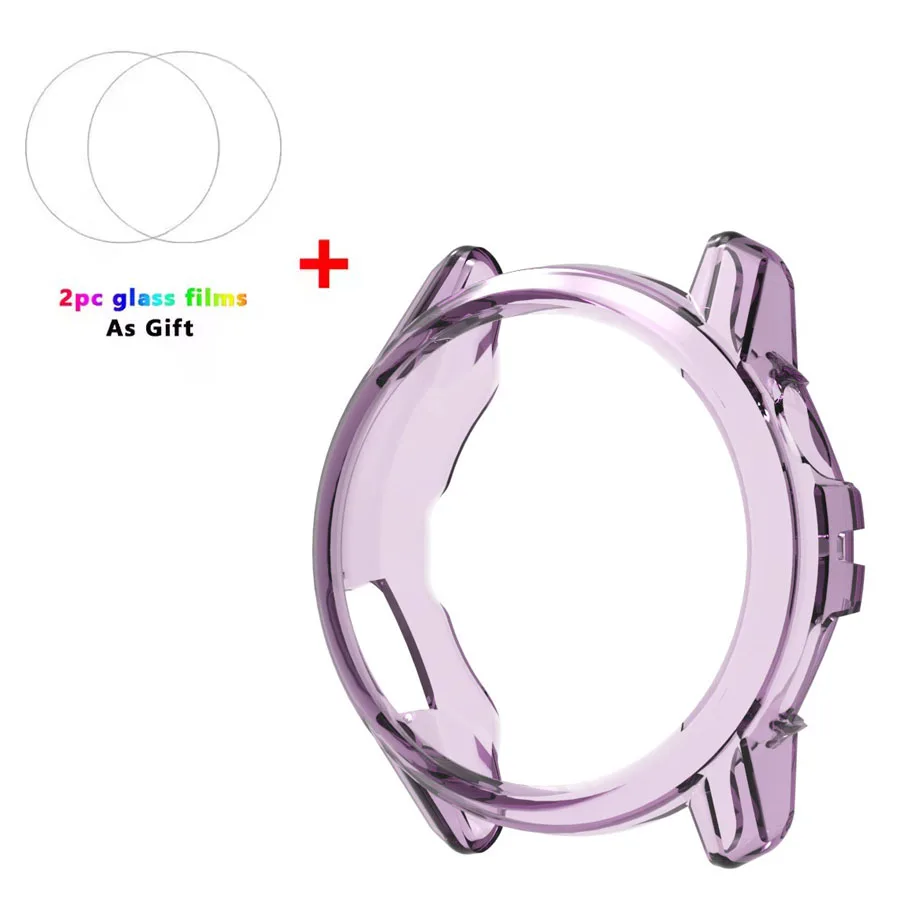 Dual-Function Protective Case Cover with Tempered Glass Film Screen Protector