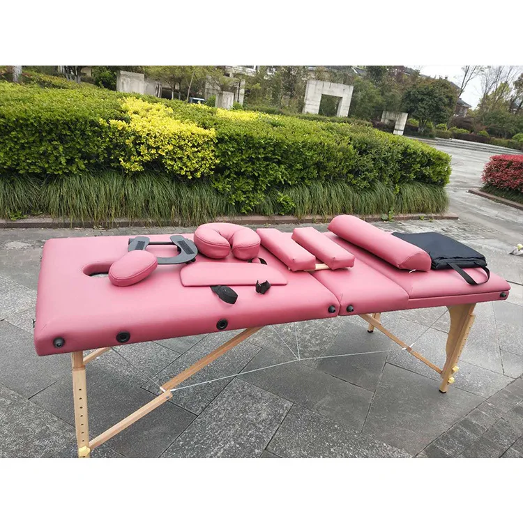 Handheld portable folding massage massage therapy home beauty tattoo bed 3