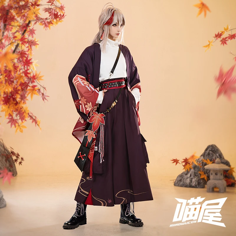 

Rose Kaedehara Kazuha Daily Uniforms Game Genshin Impact Cosplay Costumes Anime Man Role-playing Clothing for 2023 Sizes S-XL