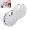 0.6-2.4mm Range Coin-Type Spark Plug Gage Gap Tool Feeler Spark Plug Gap Measurement Tool Adjustment Ignition Gap of Spark Plugs 2