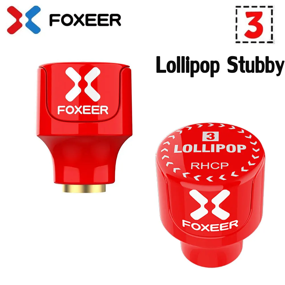 2pcs FPV Antenna Foxeer Lollipop 2 Stubby Mini FPV Antenna 5.8G 2.5dBi RHCP Mini 