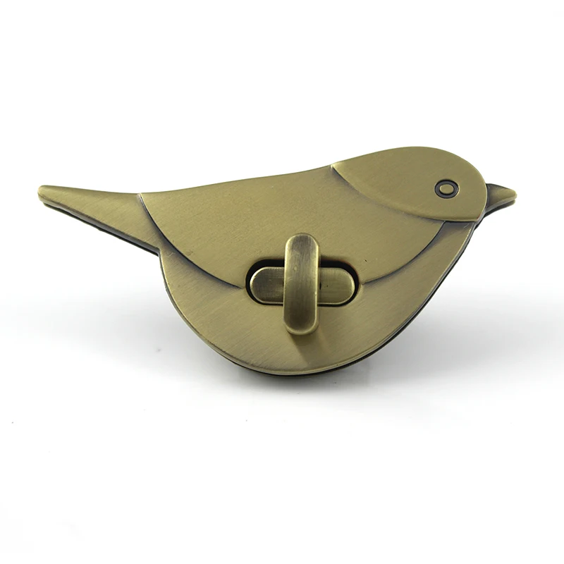 1 Stück Metall tasche Schloss Vogel form Twist Turn Lock Verschluss Verschluss Schnalle Leder Bastel tasche Teile Geldbörse DIY Hardware Zubehör – Detail 10