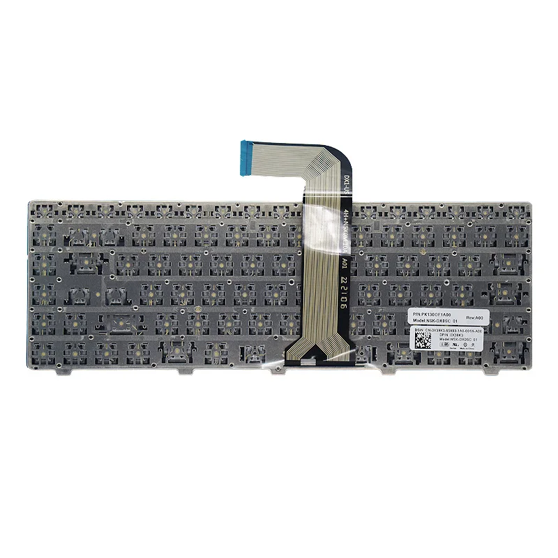 Teclado para Laptop Dell Vostro 1440 1450 2420 2520 Latitude 3330 3350 3450 3460 13z-n311z 0x38k3 65y3 Novo - Imagem 3