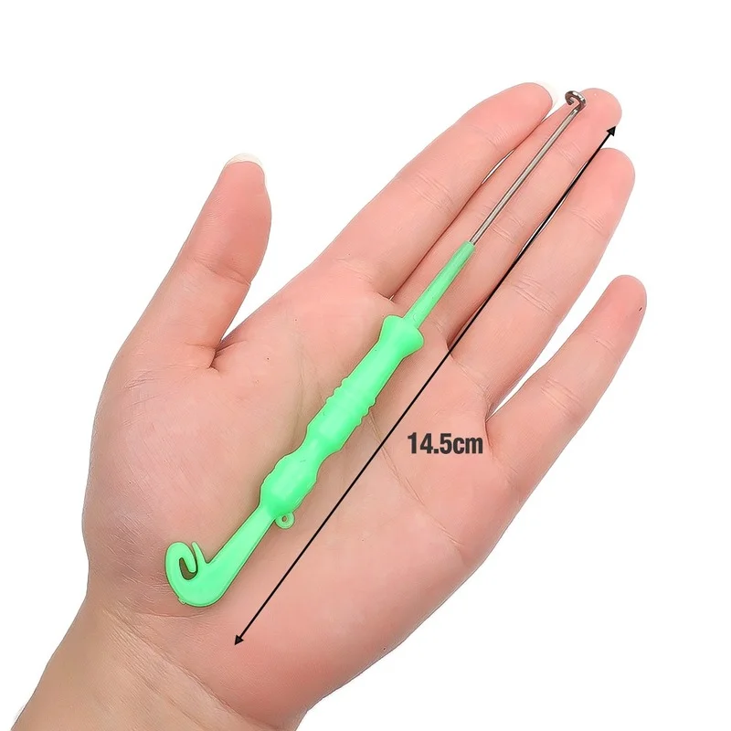 1pc Security Extractor Fishing Universal Fly Nail Knot Tying Tools  Extractor Hook Remover Quick Knot Tying Loop Knot Tyer Tool
