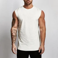 Vêtements de sport en coton pour hommes, chemise d'entraînement sans manches, débardeur de musculation, vêtements de sport, gilets pour hommes, Singlets musculaires 6