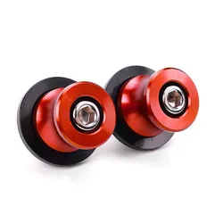 6MM Swingarm Spools Sliders Stand Screws - Premium Motorcycle Accessories (NO LOGO red)
