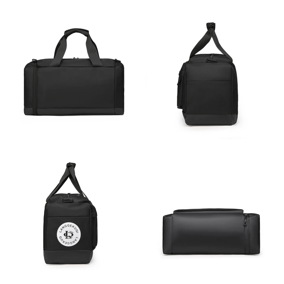 Waterproof nylon women\'s travel Tote bag Youth zipper large capacity handbag Women\'s travel Top-handle bag