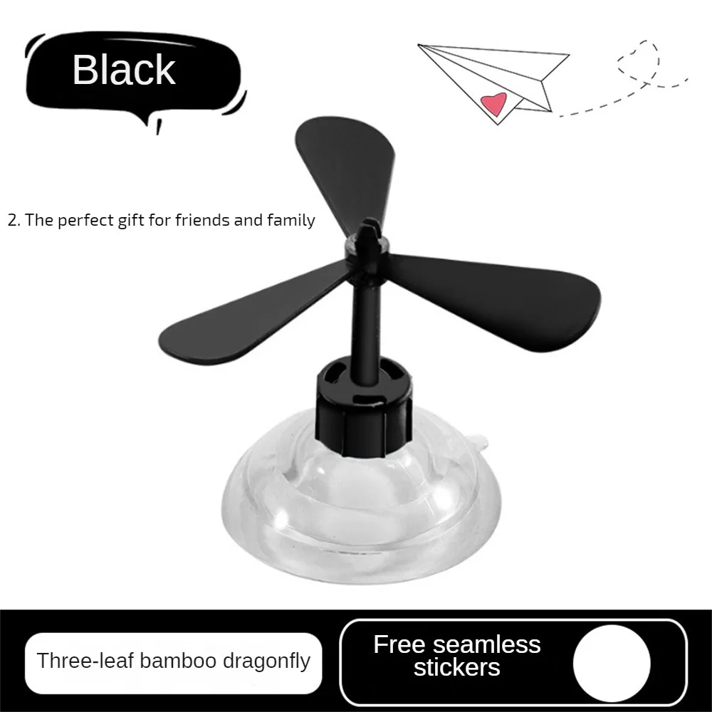 Motorcycle Bike Helmet Fan Decoration Suction Cup Cute Helmet Propeller Childhood Fun Doraemon Same Decor Accessories Little Toy