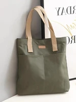 Sac fourre-tout en toile pour femmes, grande capacité, fermeture à glissière, sac à main à bandoulière pour le travail, les courses, l'usage quotidien 3