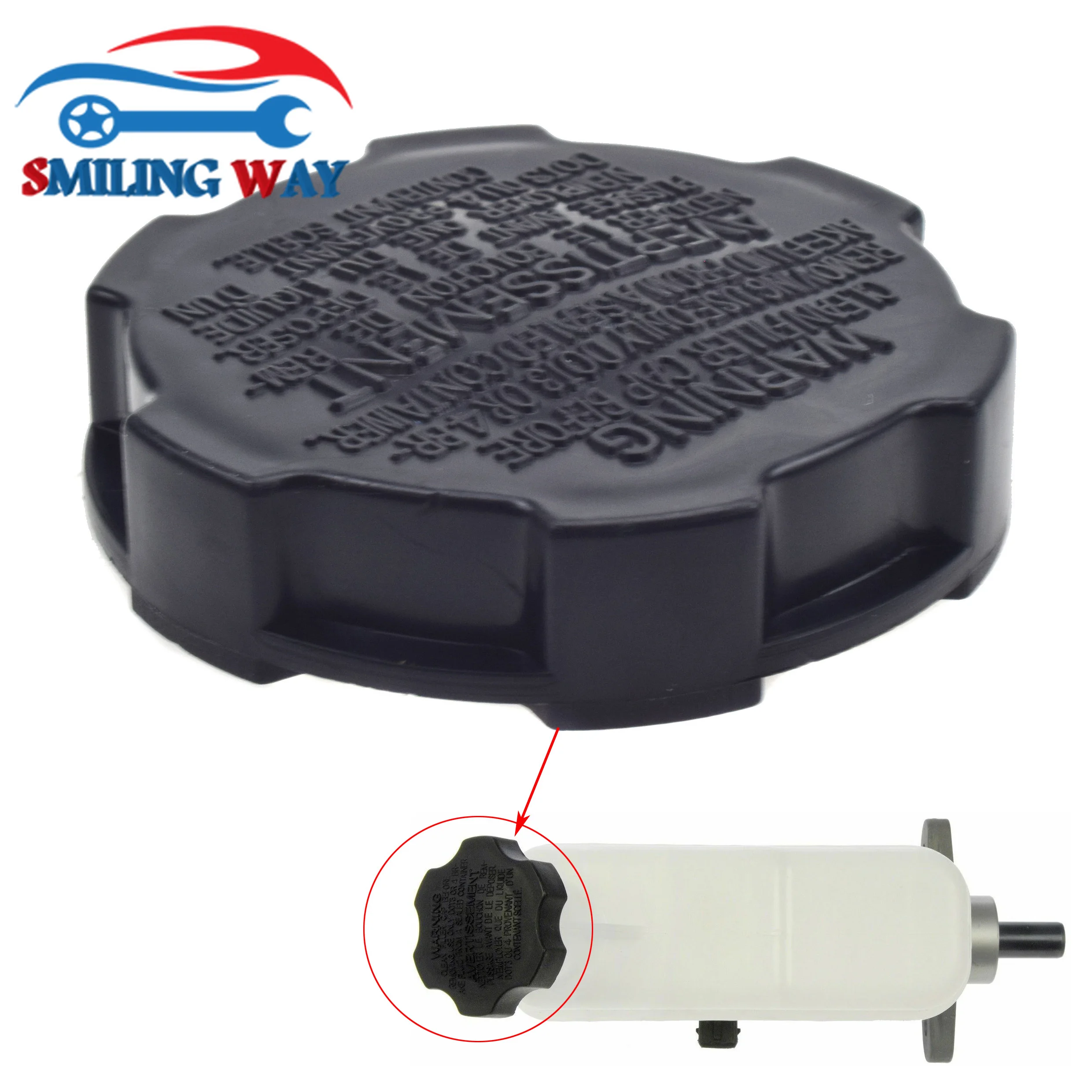 Brake Master Cylinder Reservoir Tank Cap 585312B500 For Hyundai Kia
