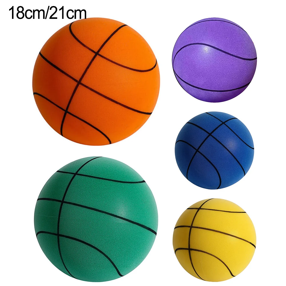 Bouncing Mute Ball Indoor Silent Skip Ball Playground Bounce Basketball Child Sports Toy Games Sponge Sports Toy Kids