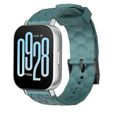 Silicone Strap for Smart Watch 22mm - Durable Wristband Bracelet (Cyan)