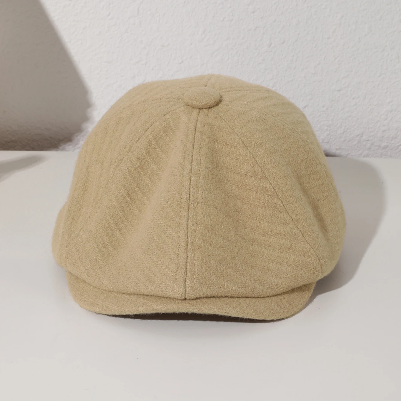 Einfarbige achteckige Newsboy-Mütze im koreanischen Stil mit Oberteil, Retro-Stil, vielseitige und vorwärtsmütze für den täglichen Pendelverkehr – Detail 8