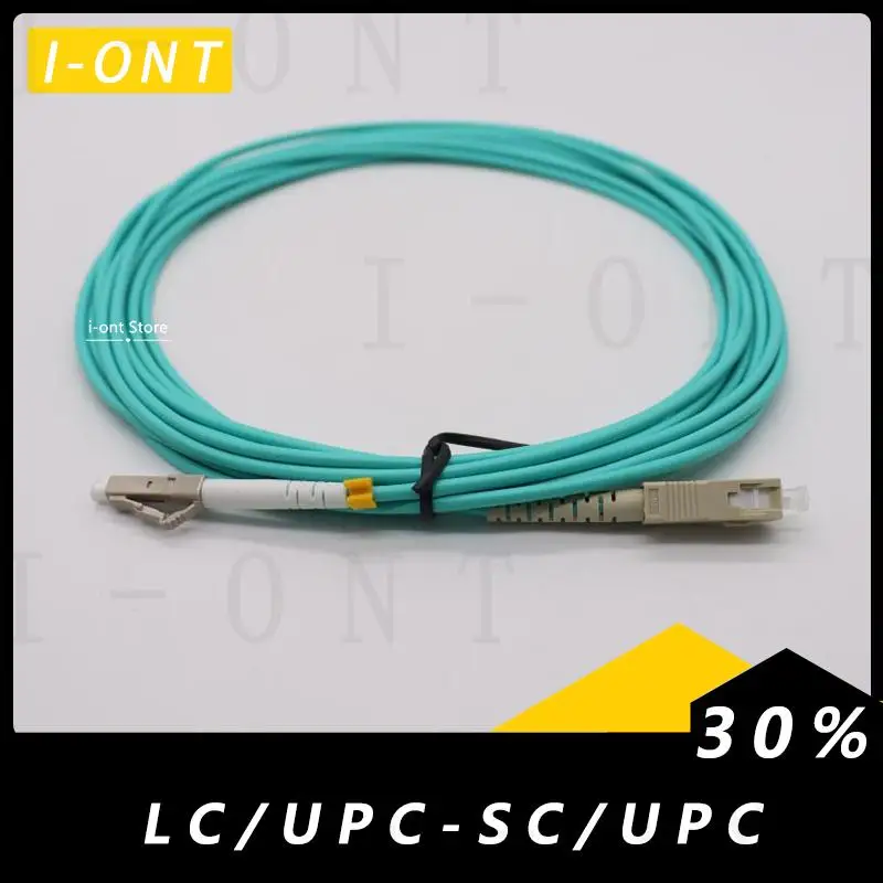 

5pcs LC/UPC-SC/UPC Simplex fiber optic patch cord OM3 10G Multimode fiber optic cable PVC Jacket Free Shipping