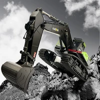Remote-controlled Alloy Excavator 22 Channel Construction Vehicle Excavator Large Excavator Children's Model Toy 1