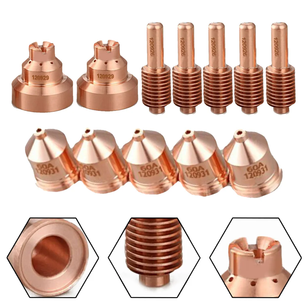 

Electrode 120926 Nozzle 120931 12pcs Set Accessories Consumables MX1000/1250/1650/RT60/80 Original Specifications