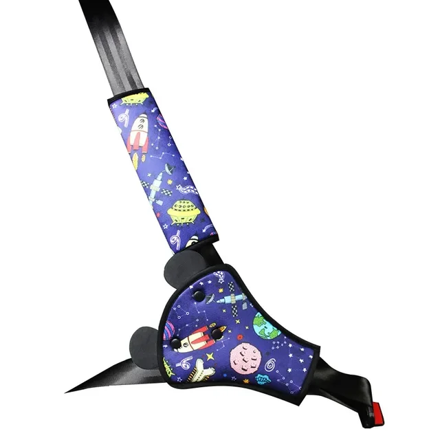 Kids Seat Safety Belt Adjustment Interior Car Seat Belt Kit Anti Strangulation Neck Limiter For Child Safety Belt Protector Belt 4