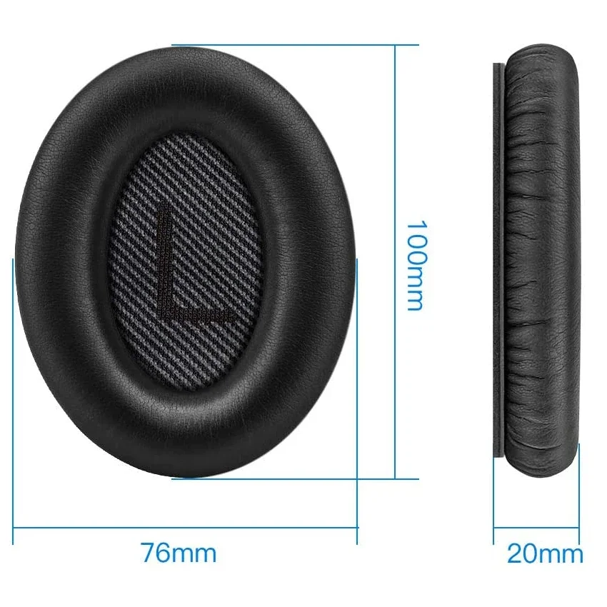 Replacement Earpads for Bose Quiet Comfort 35 (QC35) and QuietComfort 35 II (QC35 II) Headphones