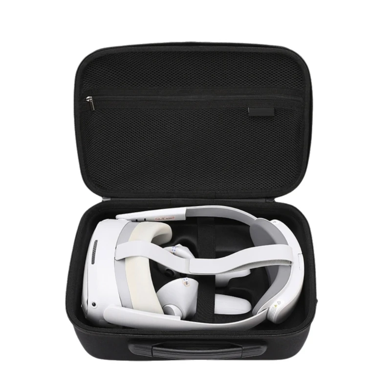 Compact and Durable Travel VR Carrying Case with Shockproof EVA Protection and Convenient Handle