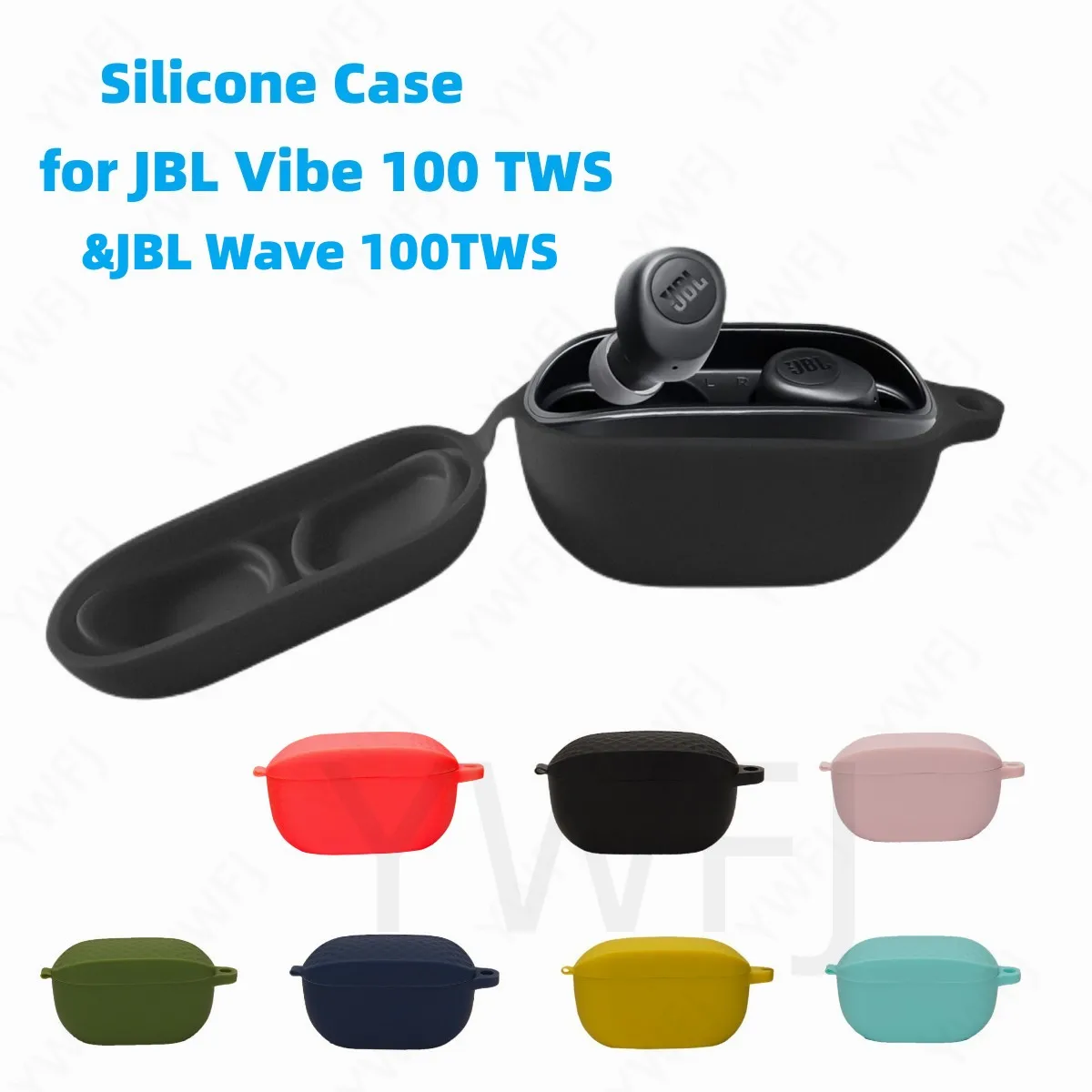 Silicone Case for JBL Vibe 100 TWS True Wireless in-Ear