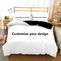 3D Printed Custom Bedding Set Microfiber Customized Duvet Cover with Pillowcases Twin Full Queen King Size Any Picture Size 2