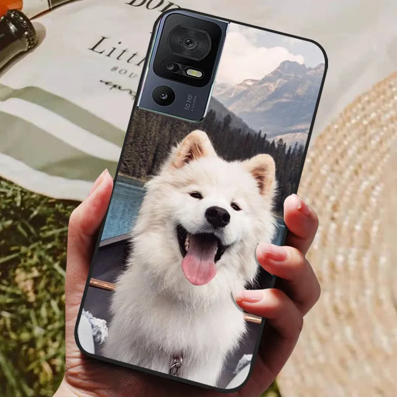 Soft Black Silicone TPU Phone Back Cover - 2023 Protective Bumper Shell
