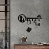 1pc Metal Wall Mounted Storage Rack Dog Cat House Design Key Holder, Wall Hanging Storage Key Holder Towel Rack Wall Hanging 6