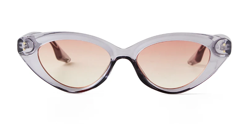 SORVINO Vintage Cat Eye Triangle Rivet Sunglasses Retro Trendy Small Frame Olive Green Sun Glasses Fashion Summer Eyewear UV400