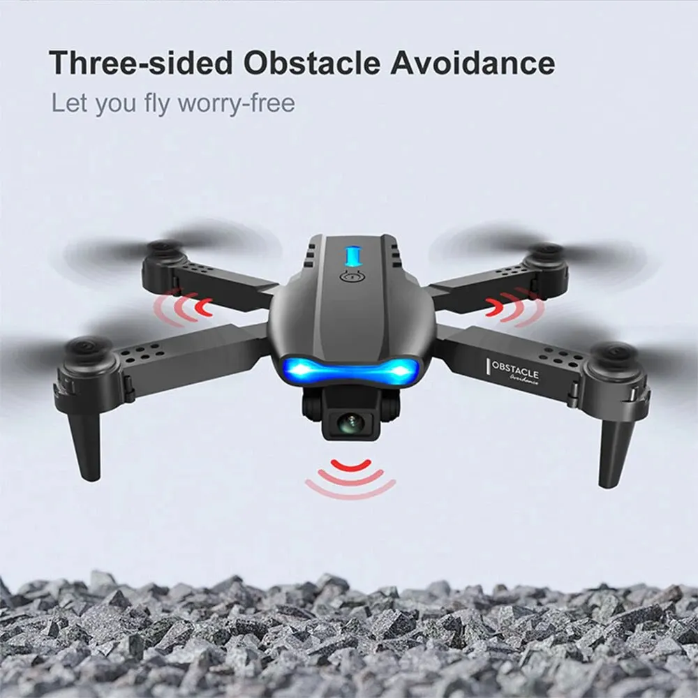 S1e4616f464a04ad0b62056e9624dfbe9X E99 Folding Drone Quadcopter Remote Control Handle Four Axis Aircraft HD 4K Photography UAV Altitude Fixation