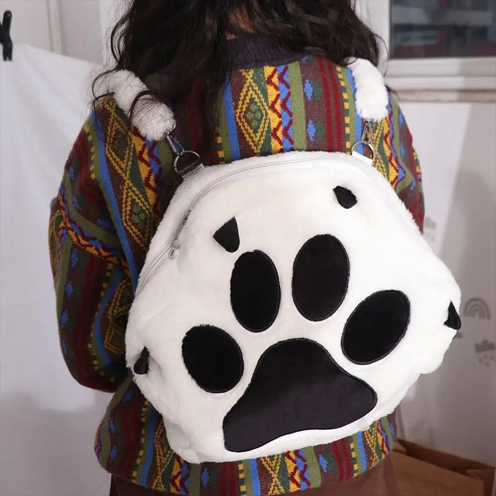 

Рюкзак в японском стиле с изображением кошачьей лапы, милые плюшевые игрушки, школьные сумки JK Lolita в стиле преппи, милые студенческие сумки