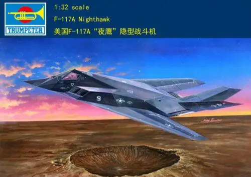 Trombettista 03219 1/32 Bilancia F-117A Nighthawk Modello Kit