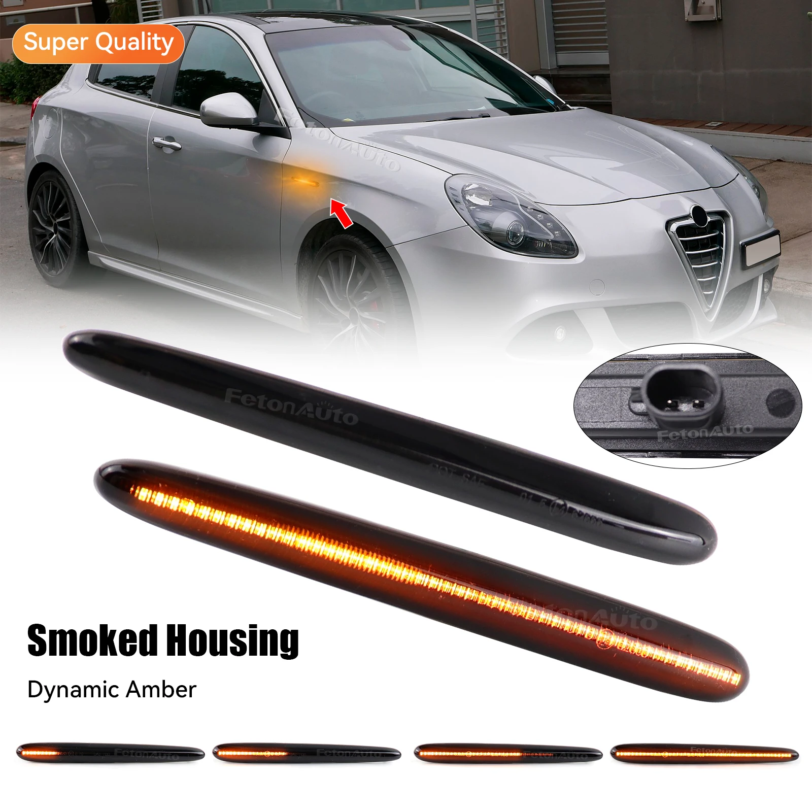 Malcayang Frecce Dinamiche Posteriori Per Alfa Romeo Giulietta (2010-2021) - Tipo 940 - Coppia
