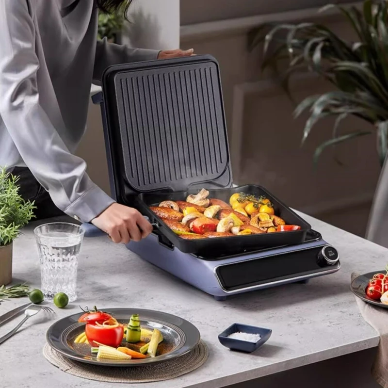 SUPOR 220V Electric Cake Pan Deeper Removable Baking Pan Meat Griller Electric Cake Flattener 1800W Steak Griller 4