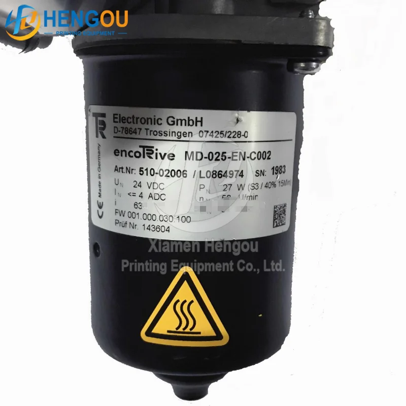 

L0864974 MD-025-EN-C002 Motor untuk KBA164 Offset Tekan Bagian