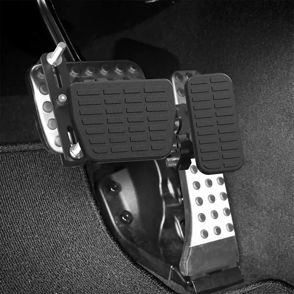 Gas And Brake Pedal Extenders for Short Drivers People Driving Cars Ride On Toys Adjustable Length & Angle Car Accessories Car Pedals